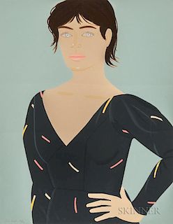Alex Katz (American, b. 1927)  Gray Dress (Laura)