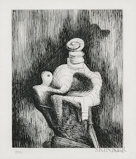 Henry Moore (British, 1898-1986)  Mother and Child