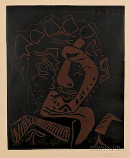 Pablo Picasso (Spanish, 1881-1973)  Tête d'histrion (Le danseur)