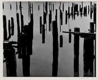 Brett Weston (American, 1911-1993)  Wharf Piles