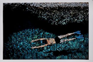 Ernst Haas (Austrian/American, 1921-1986)  The Swimmer, Greece