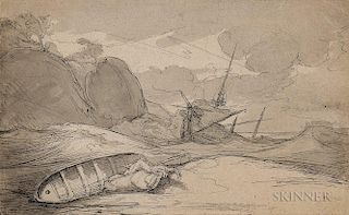 Benjamin West (American, 1738-1820)  Shipwreck