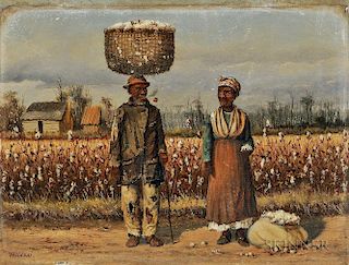 William Aiken Walker (American, 1838-1921)  Two Cotton Pickers