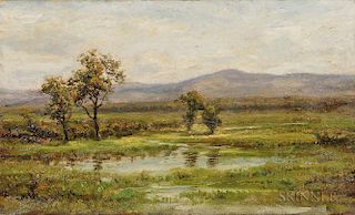 Jonathan Bradley Morse (American, 1834-1898)  Water-meadow
