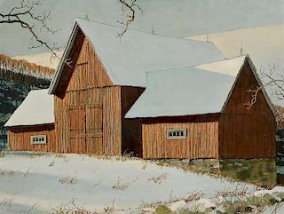 Eric Sloane (American, 1905–1985)  The Dutch Barn