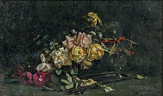 Abbott Fuller Graves (American, 1859-1936)  Still Life with Roses