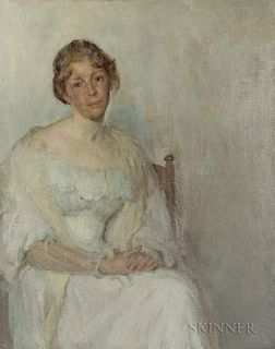 Wilton Robert Lockwood (American, 1861-1914)  The Lady in White