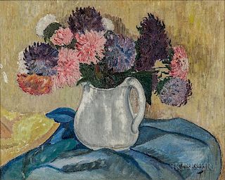 Hayley Lever (American, 1876-1958)  Asters