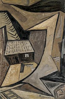 Rudolph Weisenborn (American, 1881-1974)  Abstraction