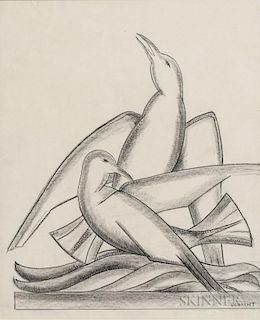 Robert Laurent (American, 1890-1970)  Gulls