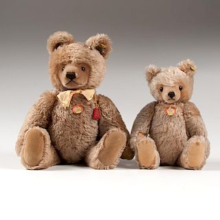 Steiff Mohair Teddy Bears, Lot of Two