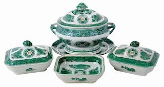 Four Chinese Export Fitzhugh Tureens
