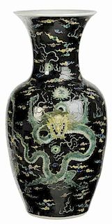 Chinese Doucai Dragon Vase