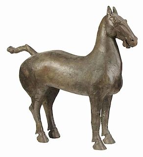 Han Dynasty Earthenware Horse