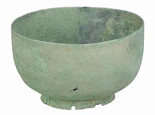 Korean Koryo Dynasty Bronze Bowl