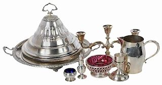 Forty-Nine Silver Table Items