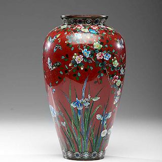 Japanese Cloisonne Vase 