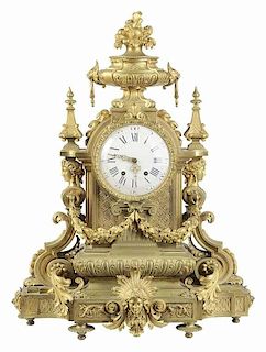 Louis Phillipe Mantle Clock by Charpentier