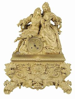 Fine Louis Philippe Gilt Bronze Mantel Clock