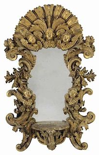 Fine Continental Baroque Mirror