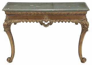 Chippendale Style Carved Console Table