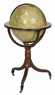 Regency Style Terrestrial Library Globe