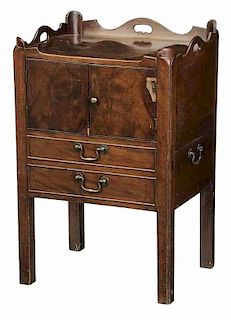 Chippendale Mahogany Bedside Commode