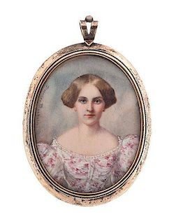 Portrait Miniature by Florence Mackubin 