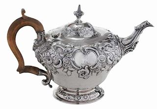 English Silver Teapot