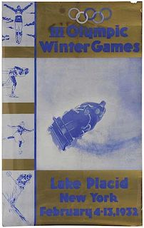 1932 Winter Olympic Poster