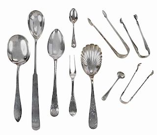 Thirty-One Pieces Silver Flatware