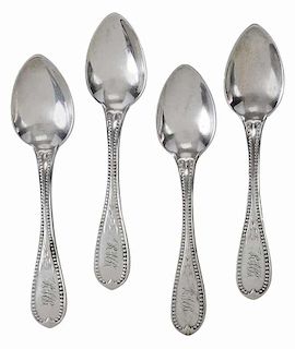 Ten Charleston Coin Silver Spoons