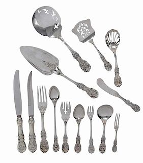 Francis I Sterling Flatware, 276 Pieces