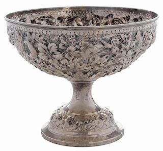 Whiting Repousse Sterling Compote