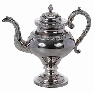 Philadelphia Coin Silver Teapot