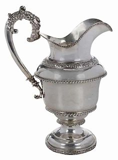 Frederick Marquand Coin Silver Pitcher