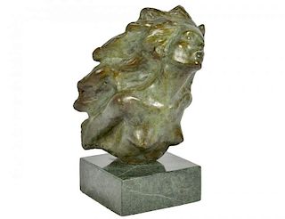 Frederick Hart "Firebird" Bronze Bust