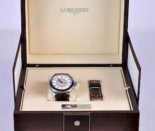 Mens Longines Lindbergh Hour Angle Watch