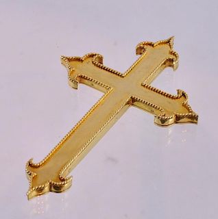 Garrard of London 18kt. Gold Devotional Cross