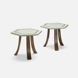 Harvey Probber, occasional tables, pair