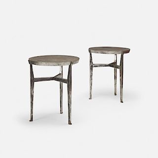 After Jacques Quinet, occasional tables, pair