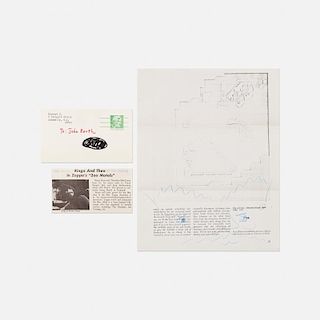 Ray Johnson, Untitled (collection of three works)