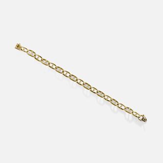 Hermes, A gold link bracelet