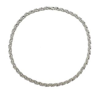 Chaumet 18k Gold Diamond Necklace