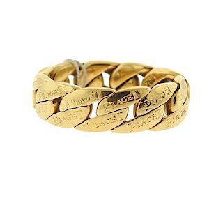 Piaget 18k Gold Flexible Chain Ring