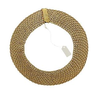 Piaget 18k Gold Woven Necklace