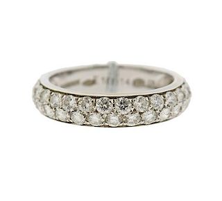 Boucheron 18k Gold Diamond Wedding Band Ring