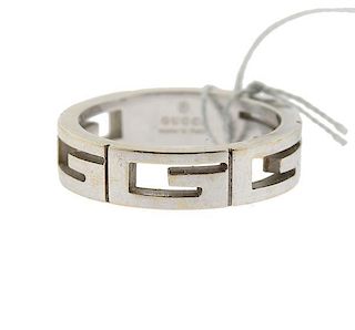 Gucci 18k Gold G Band Ring