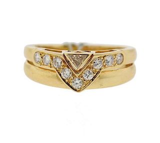 Boucheron 18k Gold Diamond Ring