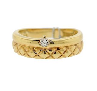 Celine 18k Gold Diamond Band Ring